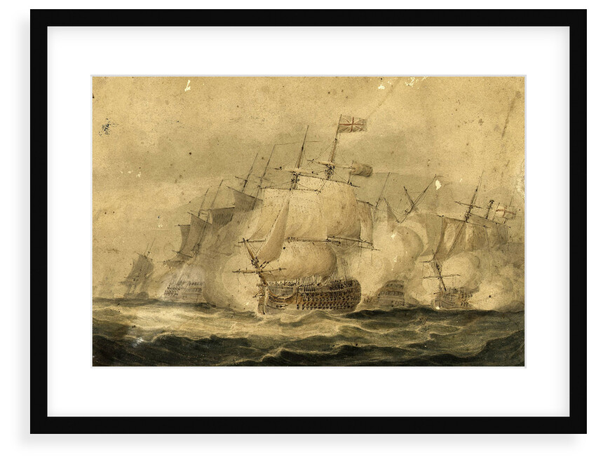 Battle of the Glorious 1 June 1794 by Nicholas Pocock