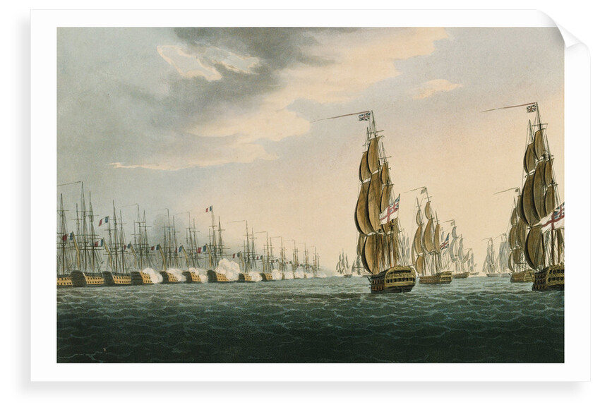 Battle of the Nile, 1 August 1798 by Thomas Whitcombe