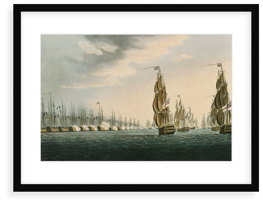 Battle of the Nile, 1 August 1798 by Thomas Whitcombe