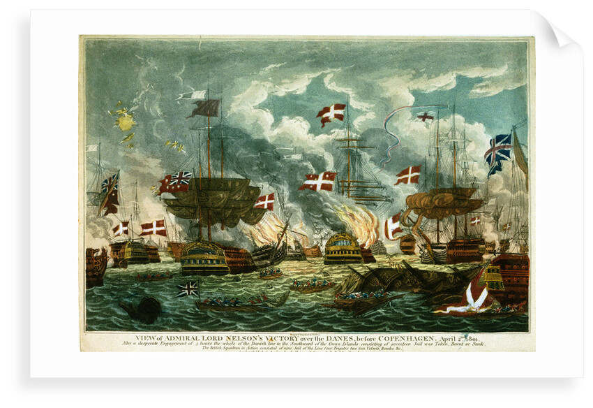 The Battle of Copenhagen, 2 April 1801 by William Elmes