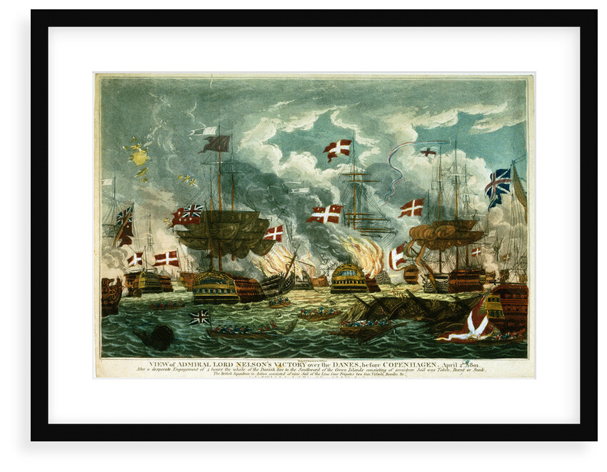 The Battle of Copenhagen, 2 April 1801 by William Elmes