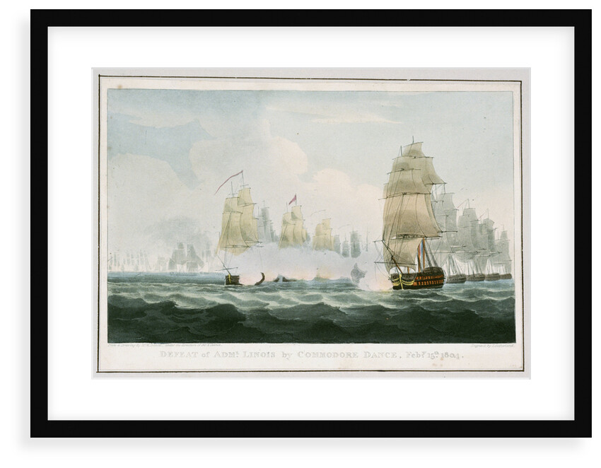 Defeat of Admiral Linois by Commodore Dance, 15 February 1804 by William Daniel