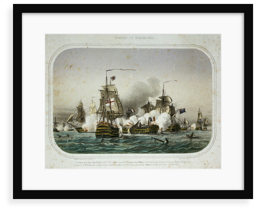 The Battle of Trafalgar, 21 October 1805 by Louis Le Breton
