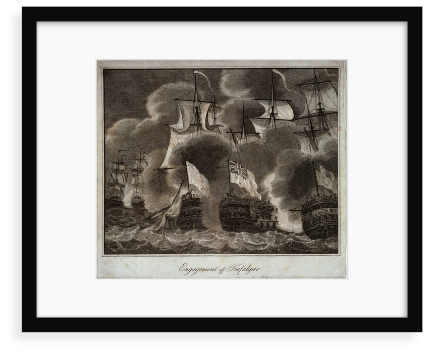 The Battle of Trafalgar, 21 October 1805 by unknown