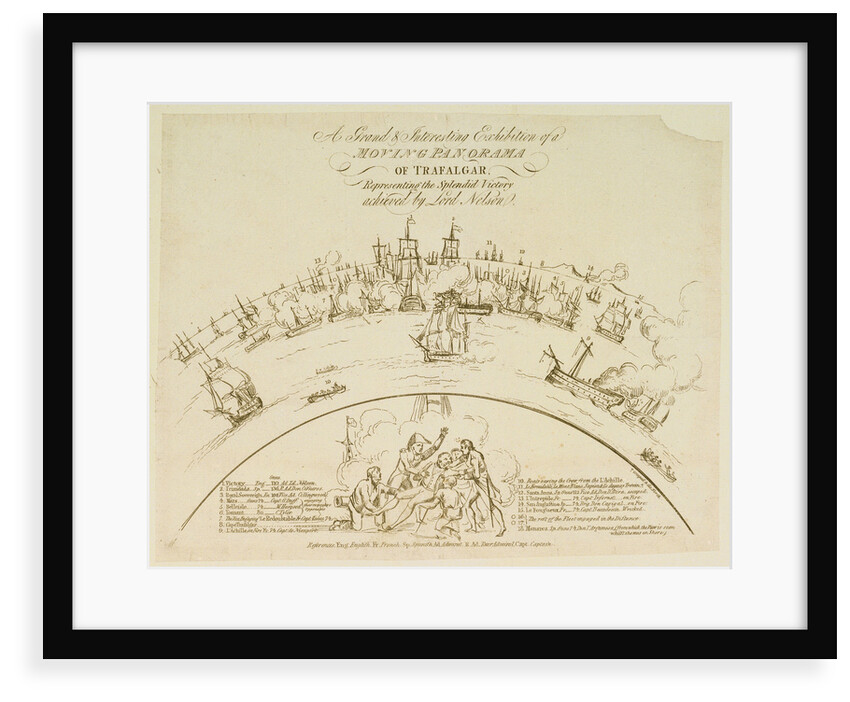 A Grand and Interesting Exhibition of a Moving Panorama of Trafalgar... by unknown