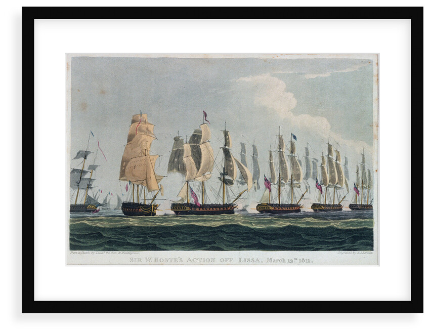 Action off Lissa, 13 March 1811 by William Waldegrave