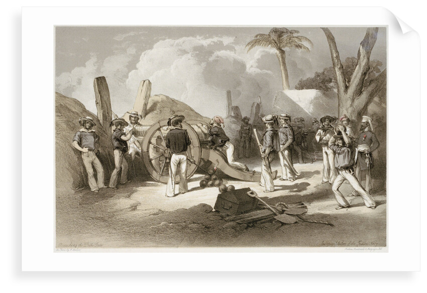 European sailors of the Indian Navy, breaching the Delhi Gate 1858 by A. Maclure