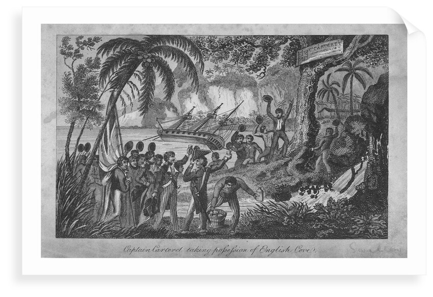 Captain Carteret taking possession of English Cove by unknown