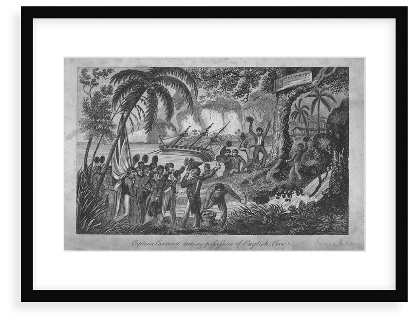 Captain Carteret taking possession of English Cove by unknown
