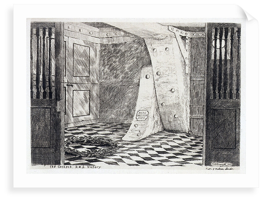 The cockpit of the HMS 'Victory' by C. R. B. Barrett