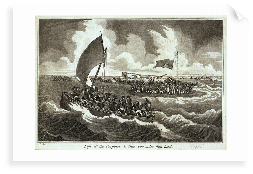 Loss of the 'Porpoise' & 'Cato' 200 miles from land by W. E.