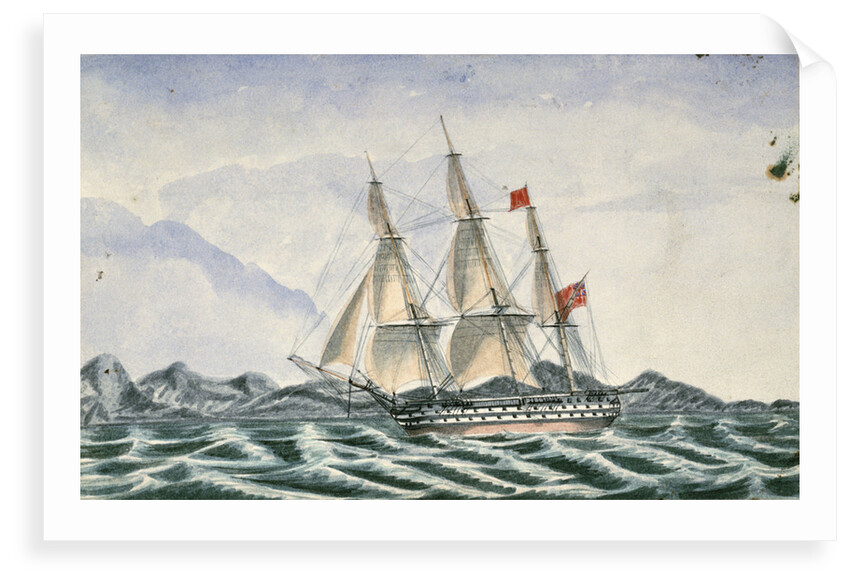 HMS 'Wellesly' by unknown