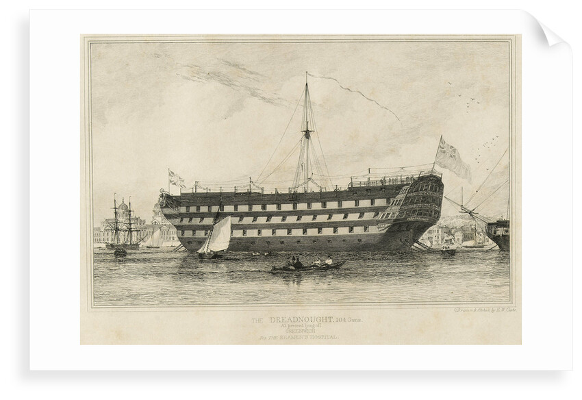 The 'Dreadnought' by Edward William Cooke