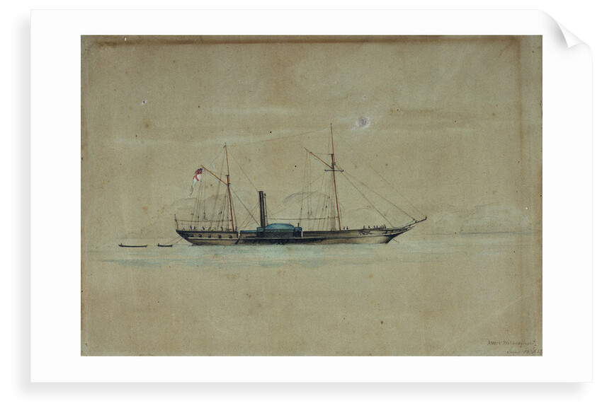 HMS 'Wilberforce', 14 June 1842 by W.H. Webb