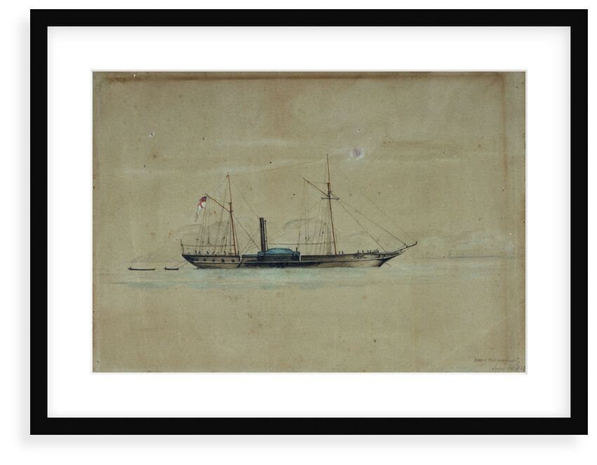HMS 'Wilberforce', 14 June 1842 by W.H. Webb
