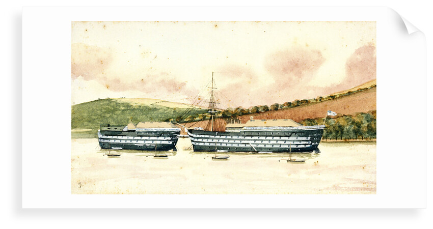 HMS 'Britannia' by J.B.