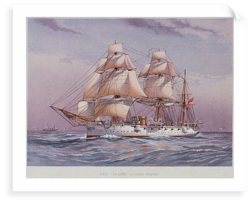 HMS 'Calliope' by J.S. J.S. Virtue & Co Ltd