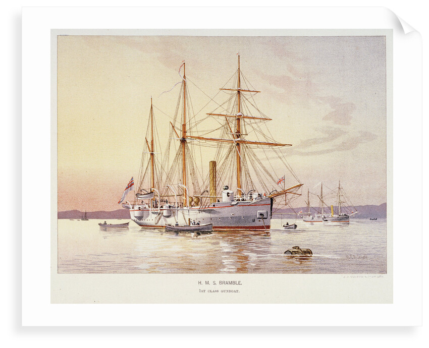 HMS 'Bramble' by William Frederick Mitchell