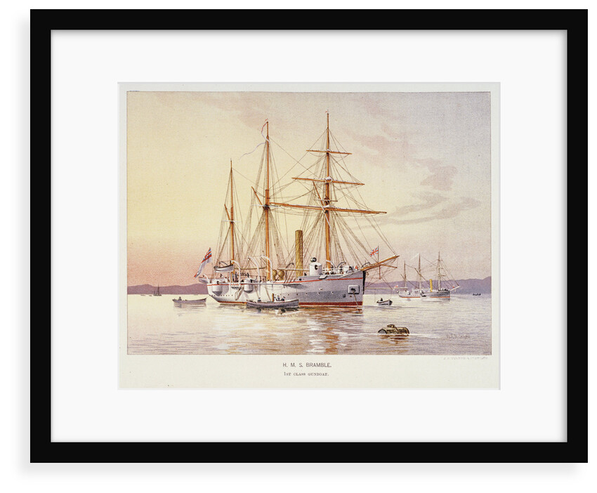 HMS 'Bramble' by William Frederick Mitchell