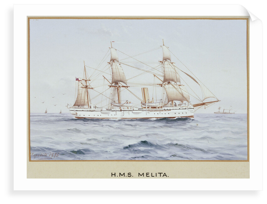 HMS 'Melita' by G. D'Esposito