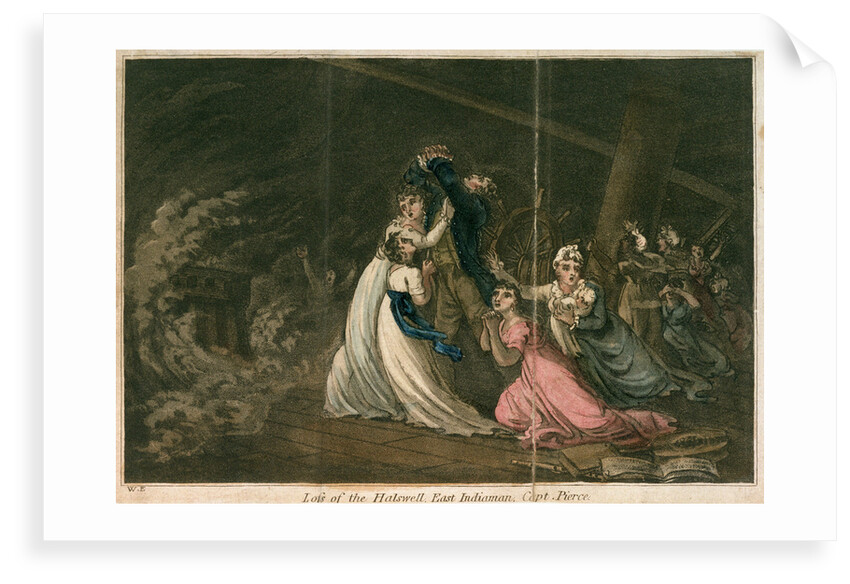 Loss of the East Indiaman 'Halswell' by W. E.