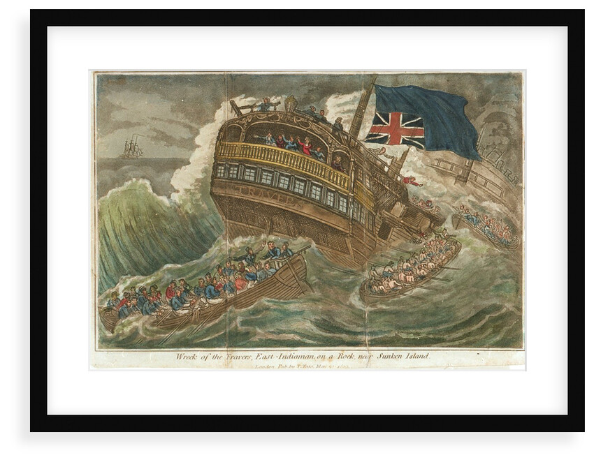 Wreck of the Travers, East-Indiaman, on a Rock near Sunken Island by William Lionel Wyllie