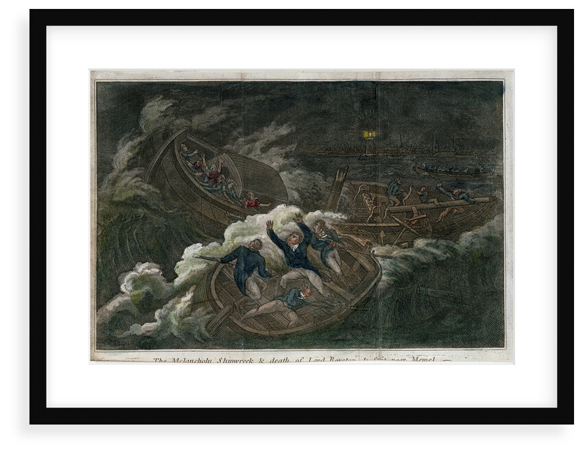 The 'Melancholy' shipwreck & death of Lord Royston by unknown