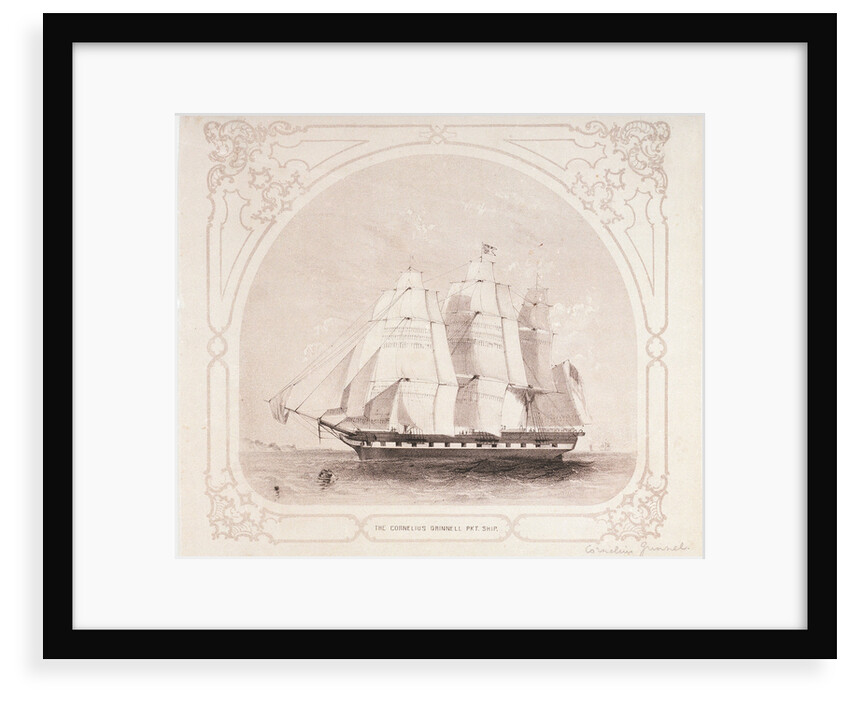 The packet ship 'Cornelius Grinell' by unknown
