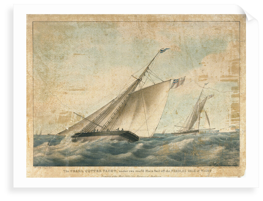 The cutter yacht 'Pearl' by J. Rogers Senior