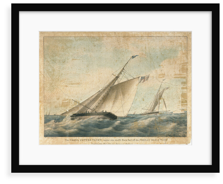 The cutter yacht 'Pearl' by J. Rogers Senior