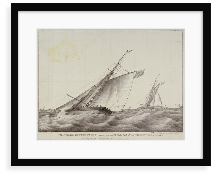 The cutter yacht 'Pearl' by J. Rogers Senior