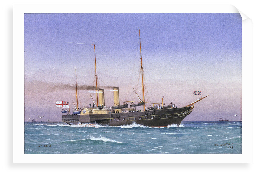 Royal yacht 'Osborne' (1870) by W. Fred Mitchell