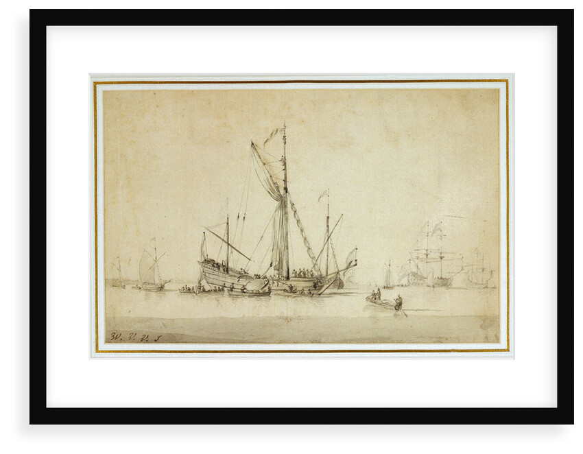 P&O vessel SS 'Hindostan' leaving Southampton to open the Indian Mail Service, 24 September 1842 by unknown