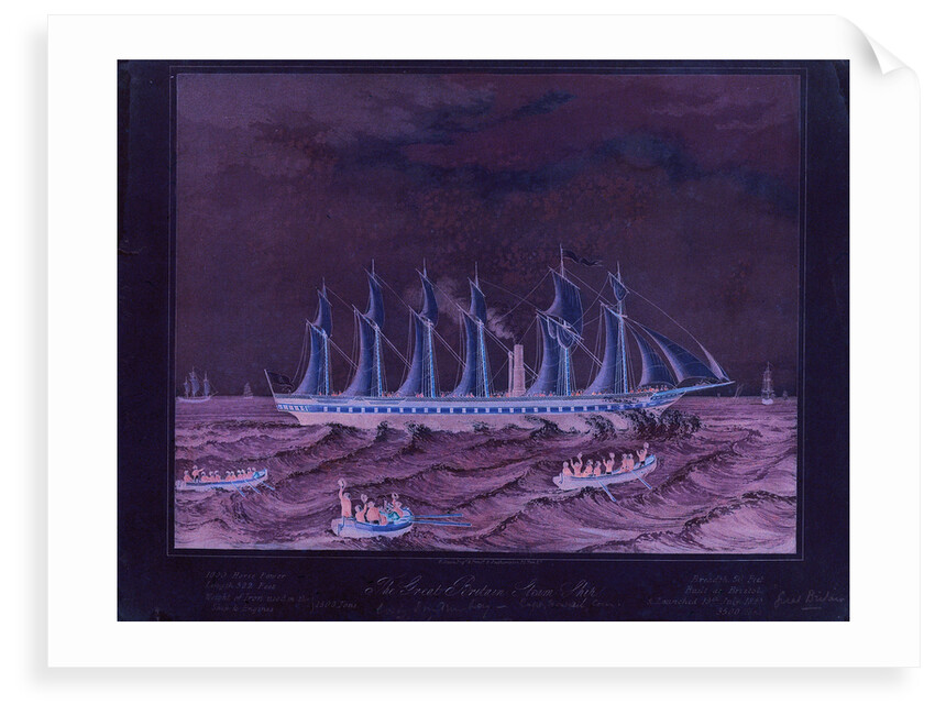 The 'Great Britian' by G. Dawe
