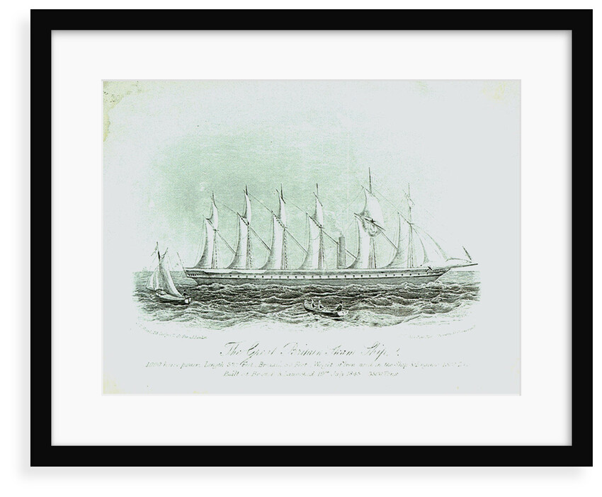 The 'Great Britain' Steam Ship by J. T Wood