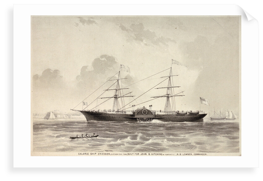 The caloric ship 'Ericsson' by unknown