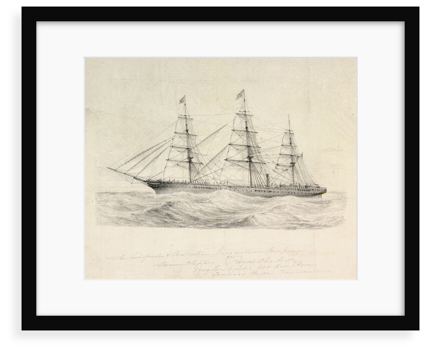 The Liverpool & Australian Navigation Company's Steam Clipper 'Royal Charter' by Francis Boyce Commander