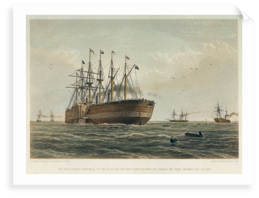 The 'Great Eastern' under way by R. Dudley