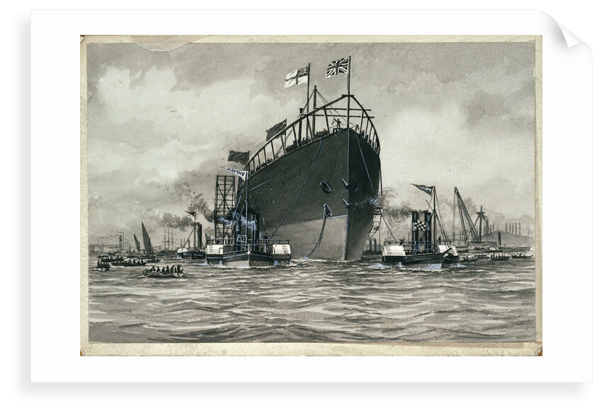 Launching of the 'Great Eastern' by unknown