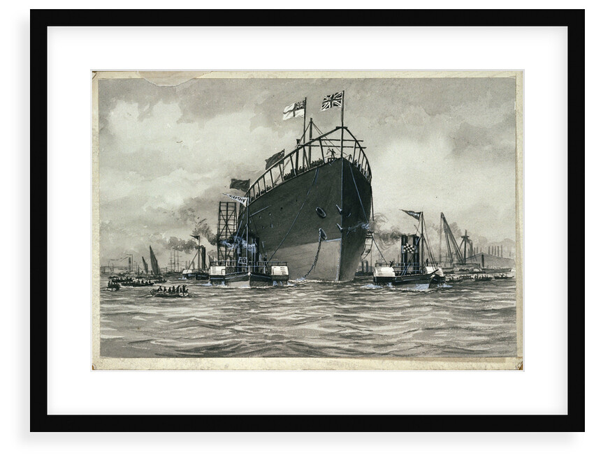 Launching of the 'Great Eastern' by unknown