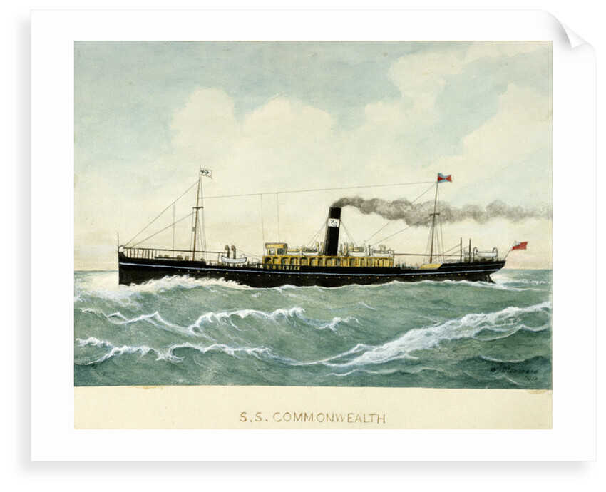 S.S. 'Commonwealth' by Blanchard