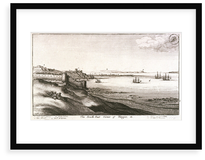 The southeast corner of Tangier by Wenceslaus Hollar