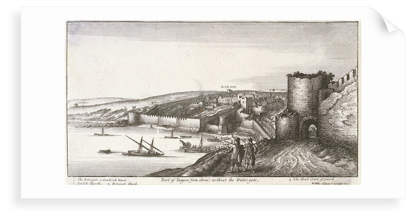 Part of Tangier from above, without the water-gate by Wenceslaus Hollar
