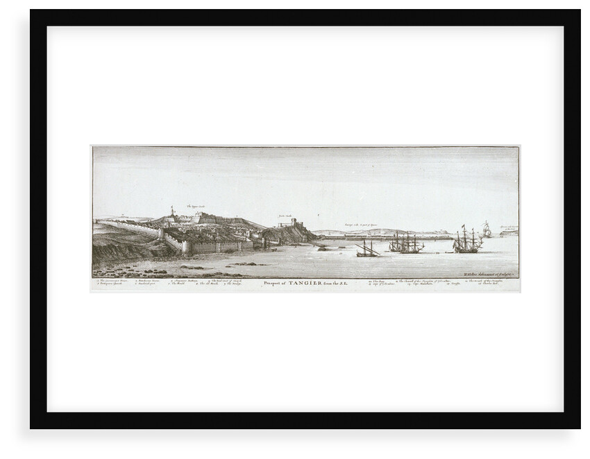 Prospect of Tangier from the southeast by Wenceslaus Hollar