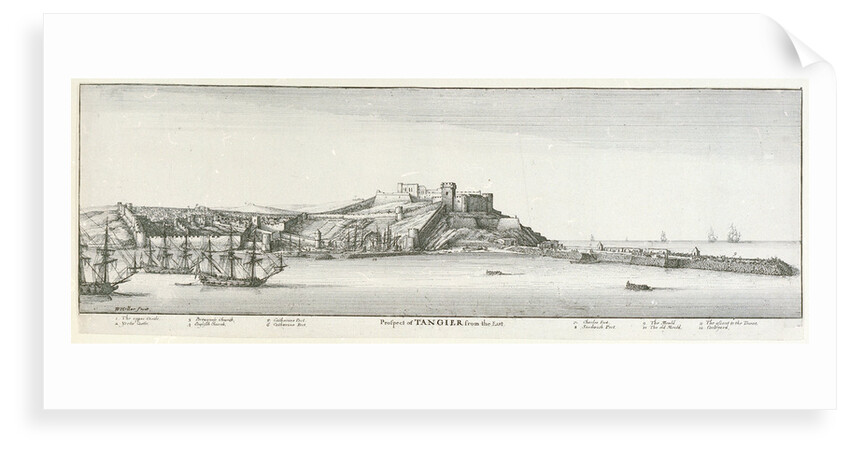 Prospect of Tangier from the east by Wenceslaus Hollar