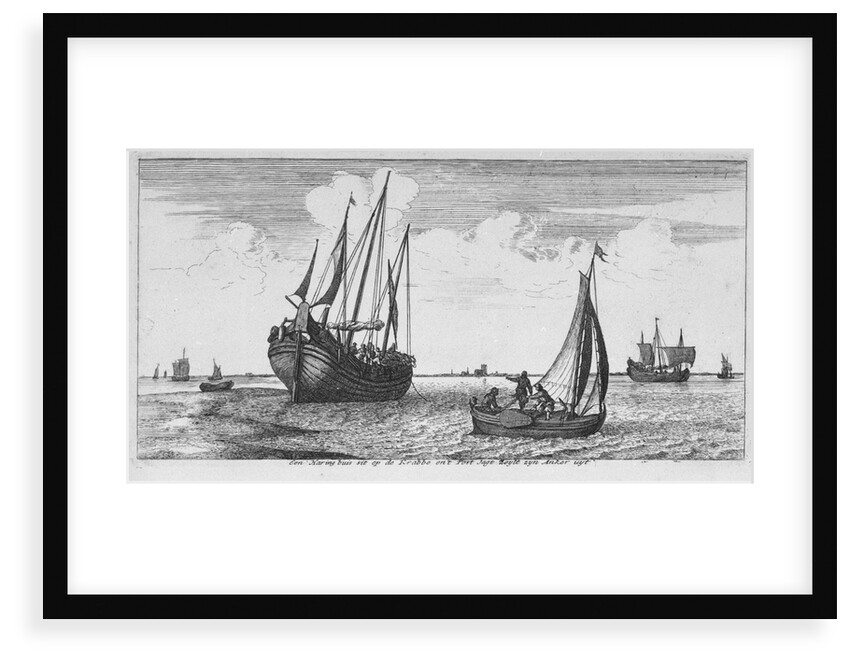 A herring buss by Roeland Roghman