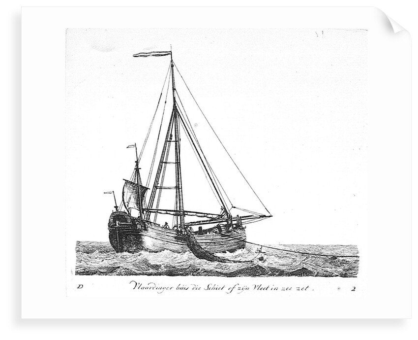 A herring buss by Gerrit Groenewegen