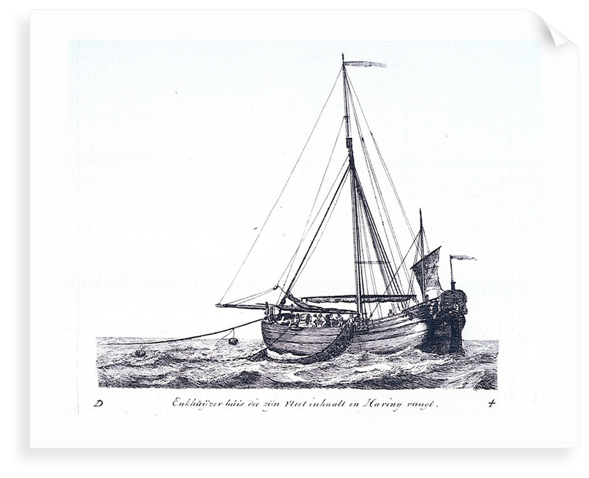 A herring buss by Gerrit Groenewegen
