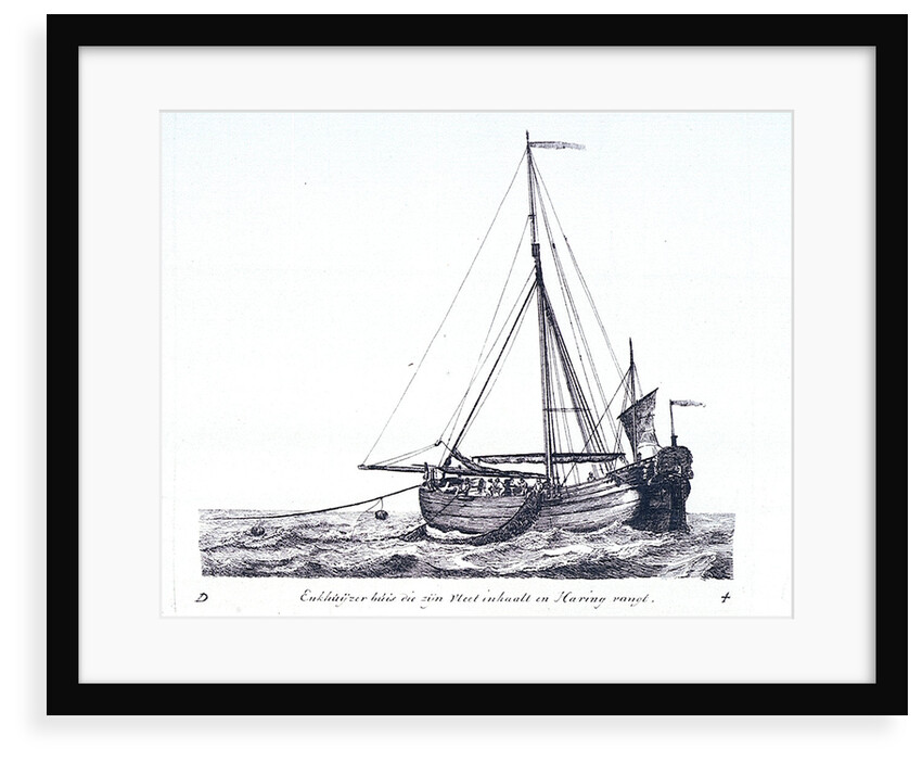 A herring buss by Gerrit Groenewegen