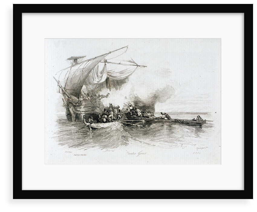 Greek pirates by Alexandre Gabriel Decamps